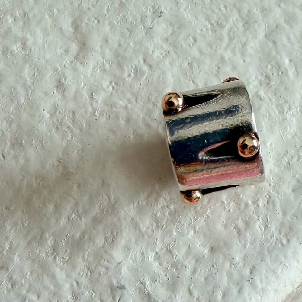 Pandora Dots Drum Retired Charm View 4